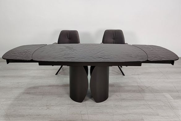 Стол INTARSIO EDGAR 160(240)*90 Бронзовый/коричневый