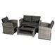 Комплект садових меблів MEBEL ELITE DOVER Сірий