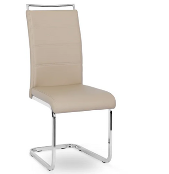 Стілець MEBEL ELITE LOCA екошкіра: Бежевий
