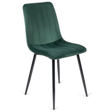 Стілець оксамитовий MEBEL ELITE IBIS Velvet Зелений