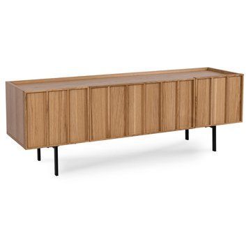Тумба под ТВ MEBEL ELITE BERGAMO Дуб