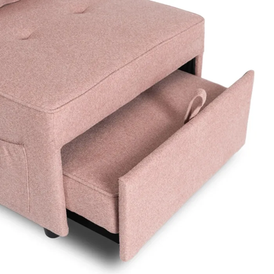 Кресло мягкое раскладное MEBEL ELITE IBERIS Розовый