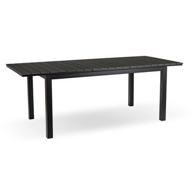 Раскладной садовый стол MEBEL ELITE ARGOS 160-210 см Темно-серый