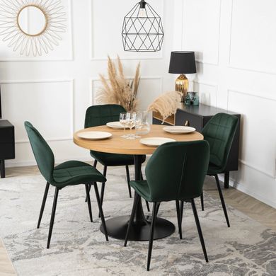 Стул MEBEL ELITE IRYS Зеленый велюр