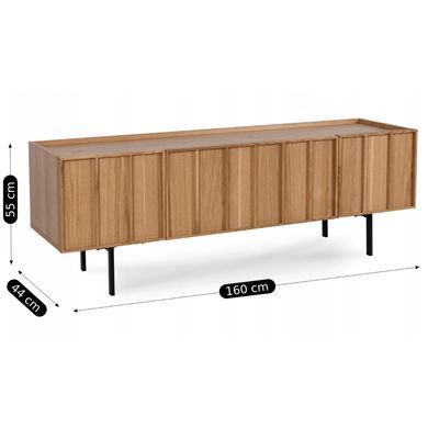 Тумба под ТВ MEBEL ELITE BERGAMO Дуб