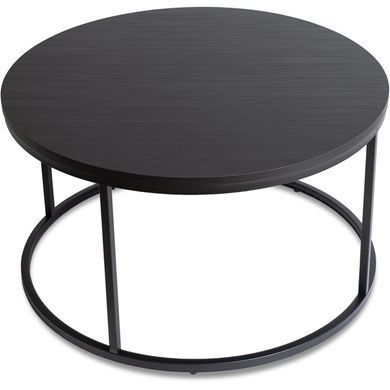 Журнальний стіл MEBEL ELITE AMON MAX 80*80 Чорний