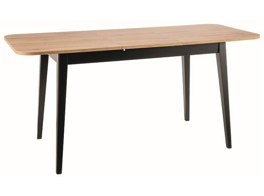 Стол Gusto 120(160)x68 см Дуб Вотан / Черный SIGNAL
