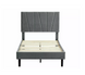 Кровать SAVANA Velvet Серый 90x200 SIGNAL