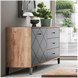 Комод MEBEL ELITE BACARDI Графит