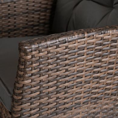 Комплект садових меблів MEBEL ELITE ATLANTA Коричневий