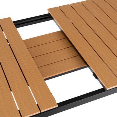 Розкладний садовий стіл MEBEL ELITE ARGOS 160-210 см Дуб