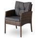 Комплект садових меблів MEBEL ELITE ATLANTA Коричневий