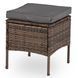 Комплект садових меблів MEBEL ELITE ATLANTA Коричневий