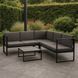 Комплект садових меблів MEBEL ELITE VERMONT Сірий