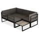 Комплект садових меблів MEBEL ELITE VERMONT Сірий