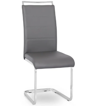 Стілець MEBEL ELITE LOCA екошкіра: Сірий