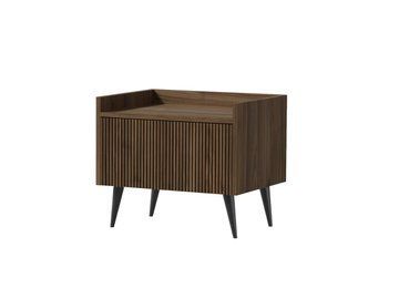 Приліжкова тумба ADEMO REG 8 Горіх/Горіх JUREK MEBLE