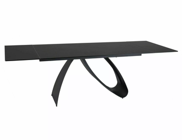 Стол обеденный Diuna160(240)X90 Черный Мат/ Черный мат SIGNAL