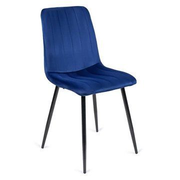Стілець оксамитовий MEBEL ELITE IBIS Velvet Темно-синій