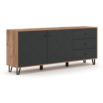 Комод MEBEL ELITE BACARDI 2 Графит
