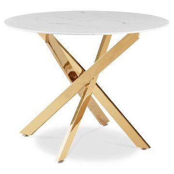 Обеденный стол MEBEL ELITE BALI 100*100 см Белый