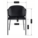 Крісло MEBEL ELITE INNES 2 Velvet Чорний