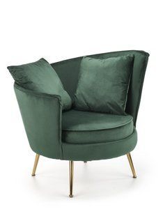 Крісло Almond Velvet Зелений HALMAR
