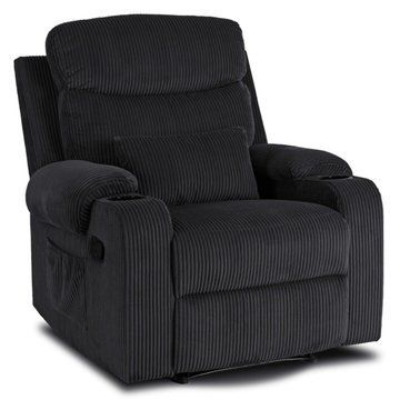 Кресло мягкое MEBEL ELITE TORRES Velvet Черный