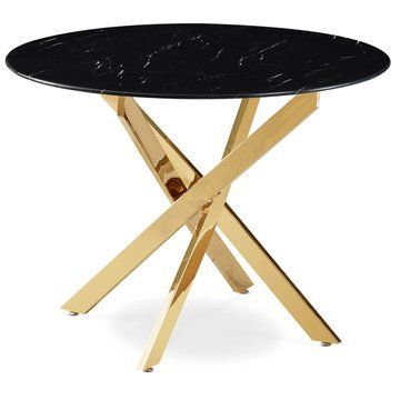 Обеденный стол MEBEL ELITE BALI 100*100 см Черный