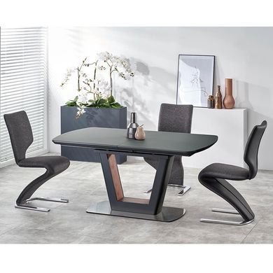 Стіл Bilotti Антрацит 160(200)х90 см HALMAR