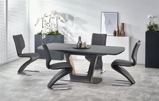 Стіл Bilotti Антрацит 160(200)х90 см HALMAR