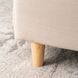 Кровать MEBEL ELITE DENNIS Welur 120x200 см Бежевый