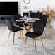 Обідній стіл MEBEL ELITE BALI 100*100 см Чорний