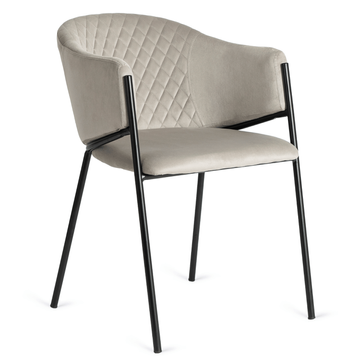 Кресло MEBEL ELITE INNES 2 Velvet Серое