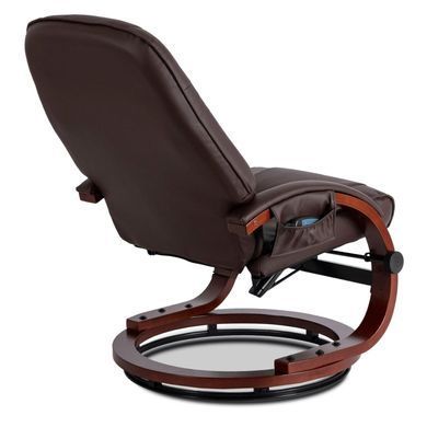 Крісло м'яке масажне з підставкою MEBEL ELITE CANO Коричневий