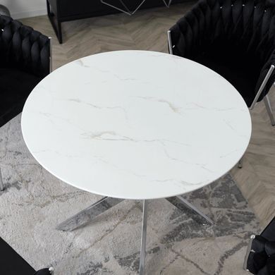 Обеденный стол MEBEL ELITE SOUL 100*100 см Белый
