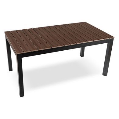 Раскладной садовый стол MEBEL ELITE ARGOS 160-260 см Орех