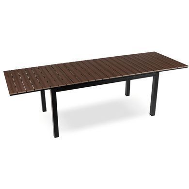 Раскладной садовый стол MEBEL ELITE ARGOS 160-260 см Орех