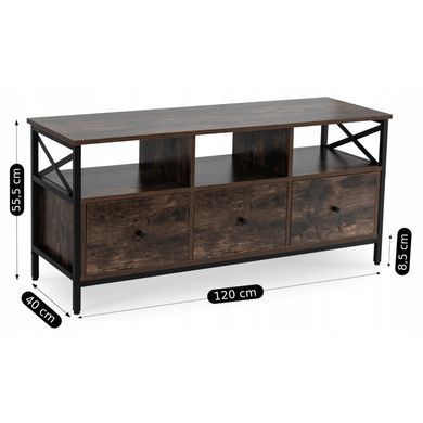 Тумба під ТВ MEBEL ELITE ZONE Дуб рустик