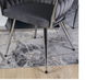 Стілець оксамитовий MEBEL ELITE SIENA Velvet сірий / хром