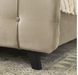 Ліжко двоспальне оксамитове MEBEL ELITE LINO Velvet 160x200 см Бежевий