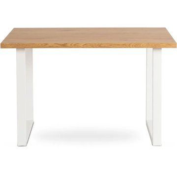 Стіл MEBEL ELITE ALTE 2 120х65 см Золотий дуб / Білий