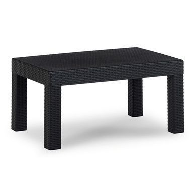 Комплект садових меблів MEBEL ELITE BRENTA Чорний