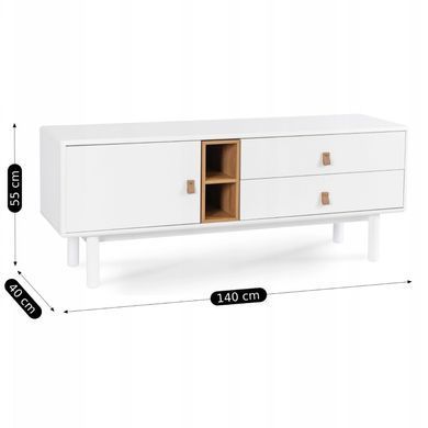 Тумба під ТВ MEBEL ELITE ARTI Білий
