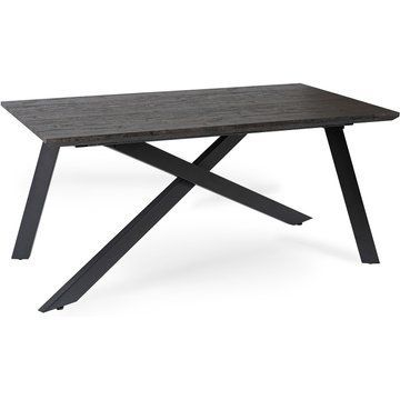 Стіл розкладний MEBEL ELITE HAMILTON 160-200х90 см чорний