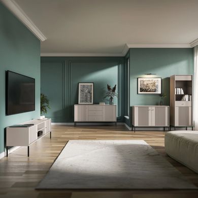 Комод MEBEL ELITE SOFT 2 154 см Кашемір