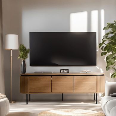 Тумба під ТВ MEBEL ELITE BECK 160 см Дуб
