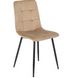 Стілець оксамитовий MEBEL ELITE PERU Velvet Бежевий