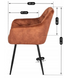 Стілець оксамитовий MEBEL ELITE VIKI Ore Velvet гірчиця