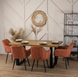 Стілець оксамитовий MEBEL ELITE VIKI Ore Velvet гірчиця